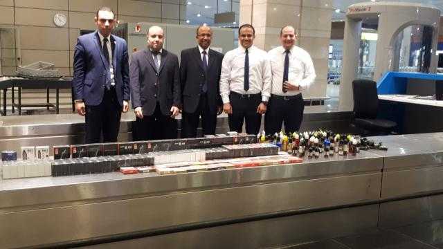إحباط محاولة تهريب مستلزمات الشيشة والسجائر