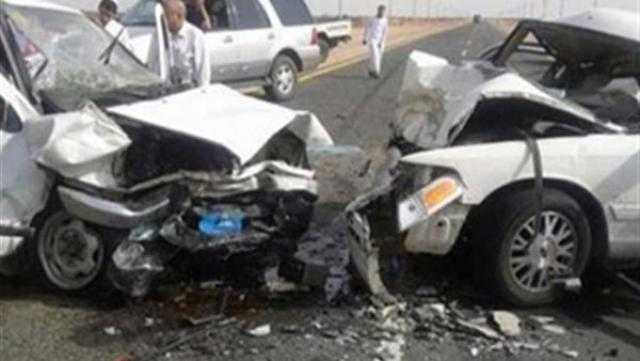 مصرع وإصابة 7 أشخاص في حادث تصادم بـ«صحراوي سوهاج»