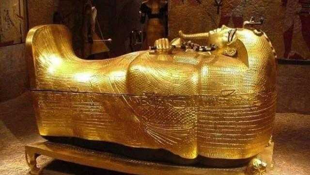تابوت توت عنخ أمون .. أيقونة المتحف المصري الكبير