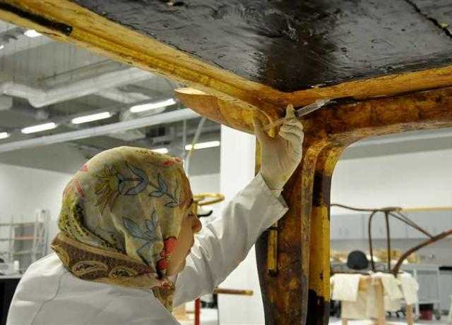 معمل ترميم الأخشاب الأثرية.. القطع الأثرية التي أبهرت العالم