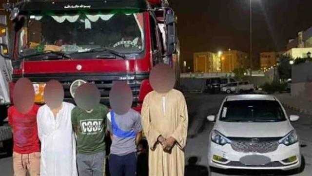 سقوط عصابة سرقة السيارات على الطريق الإقليمي