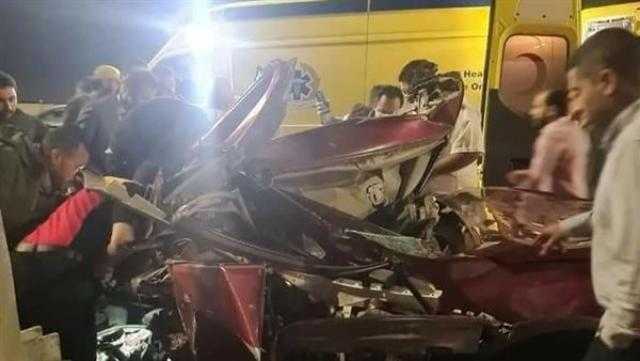 ارتفاع عدد الضحايا والمصابين بحادث انقلاب أتوبيس على طريق السويس القاهرة