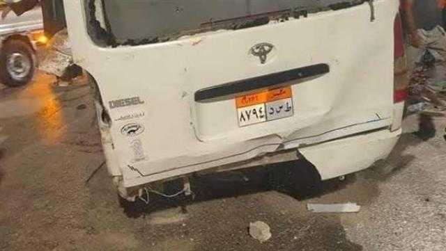 مصرع 3 وإصابة 9 في حادث انقلاب سيارة على الطريق الدائري