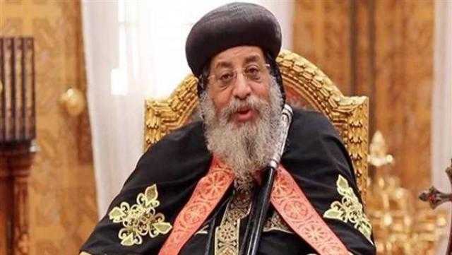 البابا تواضروس يدشن كاتدرائية دير يحنس القصير بطريق العلمين
