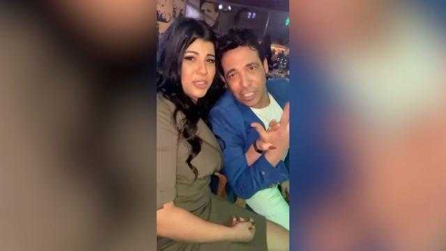 كواليس خناقة سعد الصغير وزوجته برلنتي عامر داخل ملهى ليلي بالزمالك