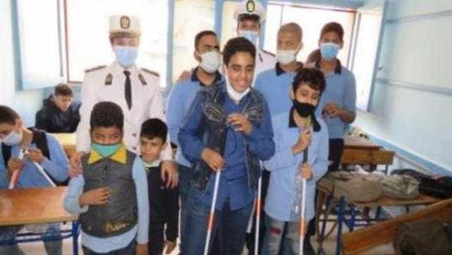 الداخلية تُشارك في احتفالات اليوم العالمي للمكفوفين والعصا البيضاء