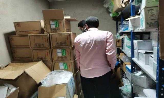 ضبط مخزن غير مرخص لبيع وتخزين الأدوية فى الغربية
