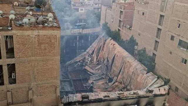 حريق يلتهم قاعة أفراح ببولاق الدكرور