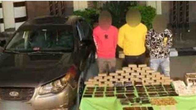 ضبط 500 طربة حشيش بحوزة عناصر إجرامية بالجيزة