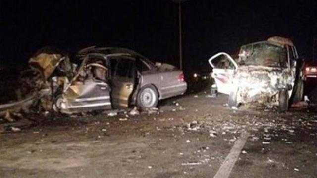 مصرع 3 أشخاص من بينهم شقيقين في تصادم توك توك وملاكي بالبحيرة