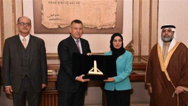 رئيسة مجلس النواب البحريني تزور جامعة عين شمس