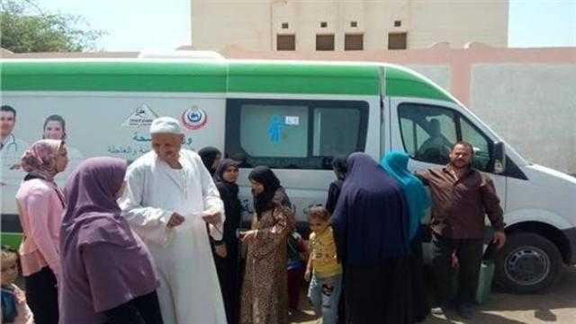 حياة كريمة.. تقديم الخدمات الصحية لـ 12 ألف مواطن بـ 7 قوافل طبية بالمنيا