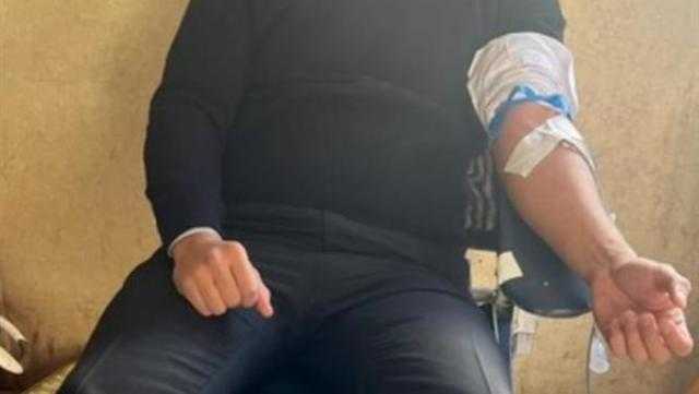 مديرية أمن الوادي الجديد تنظم حملة للتبرع بالدم