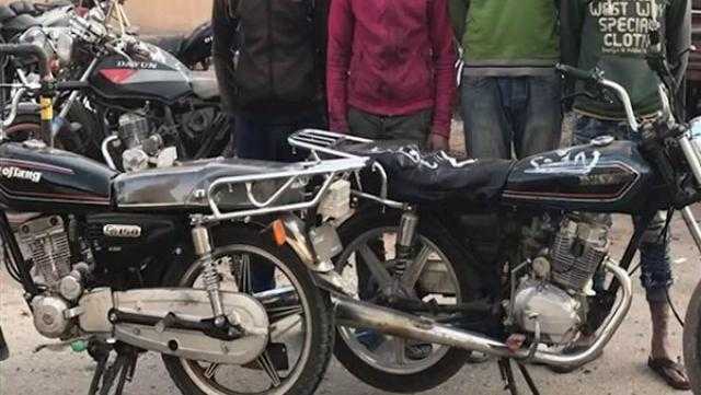 حبس المتهمين بسرقة الدراجات النارية في الأقصر