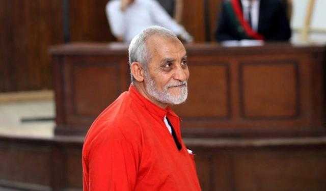 مصدر أمني بوزارة الداخلية ينفي إصابة مرشد ”الإرهابية” السابق محمد بديع بفيروس كورونا
