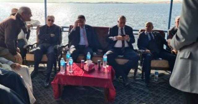 وفد من ”زراعة النواب” يستمع لمشكلات الصيادين ببحيرة ناصر فى أسوان