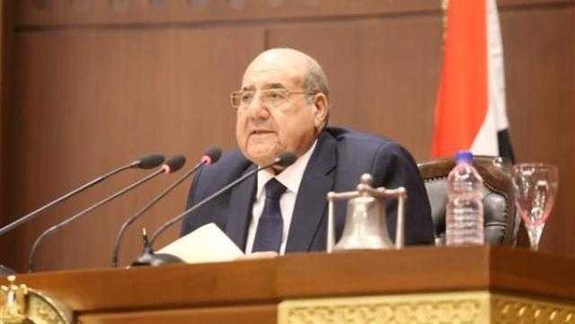 رسالة من رئيس مجلس الشيوخ الفرنسى إلى المستشار عبدالوهاب عبدالرازق