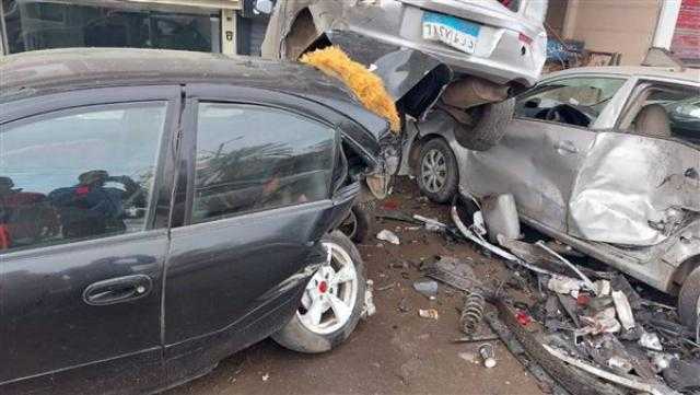 إصابة 12 شخصا في حادث تصادم على طريق «القاهرة - الإسماعيلية» الصحرواي