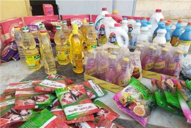 ضبط 1080 عبوة مواد غذائية وعصائر منتهية الصلاحية بطنطا