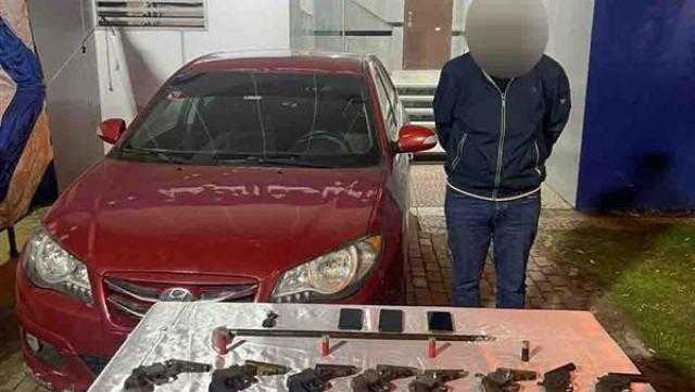 ضبط شخص في النزهة بحوزته أسلحة وذخائر