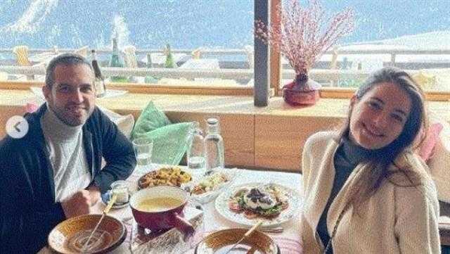 شاهد.. شام الذهبي وزوجها في شهر العسل