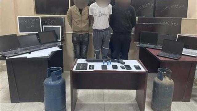 سقوط 3 متهمين بسرقة المساكن في الشرقية