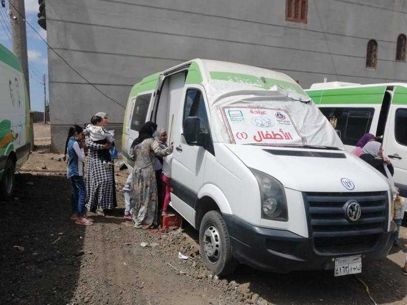 إجراء الكشف الطبي على 250 مريضا في قافلة طبية بقرية بسيدي سالم