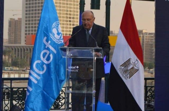 شكري يؤكد دعم مصر لكافة الجهود الرامية لحماية الأطفال وإنهاء الانتهاكات