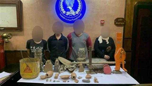 عصابة التنقيب عن الآثار تعترف: «لقينا بداية الخيط وكنا قربنا للمقبرة»