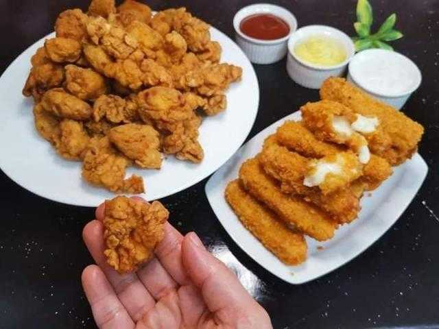 طريقة عمل بوب كورن الدجاج
