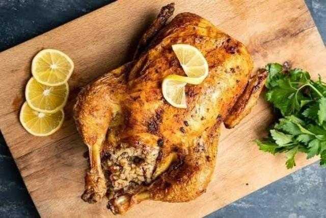دجاج محشي أرز بالخلطة أكلة بطعم مميز للشيف تهانى محمد