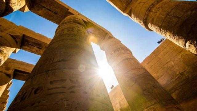 تعامد الشمس على 6 معابد فرعونية اليوم إيذانا ببدء الصيف