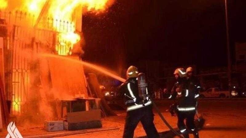 إخماد حريق داخل مستشفى البدرشين دون إصابات