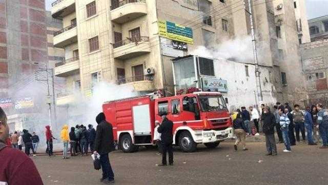 إخماد حريق داخل شقة سكنية في البساتين دون إصابات