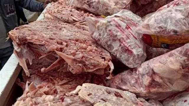 التحفظ على طن لحوم فاسدة في القليوبية