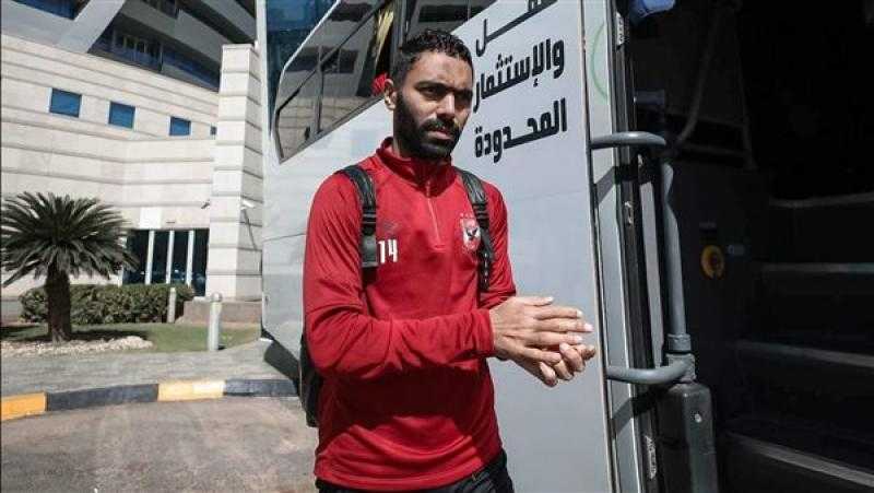 الأهلي يوافق على سفر حسين الشحات لإجراء جراحة الركبة في قطر
