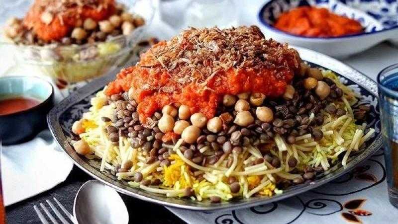 طريقة عمل الكشري المصري أحلى من المحلات