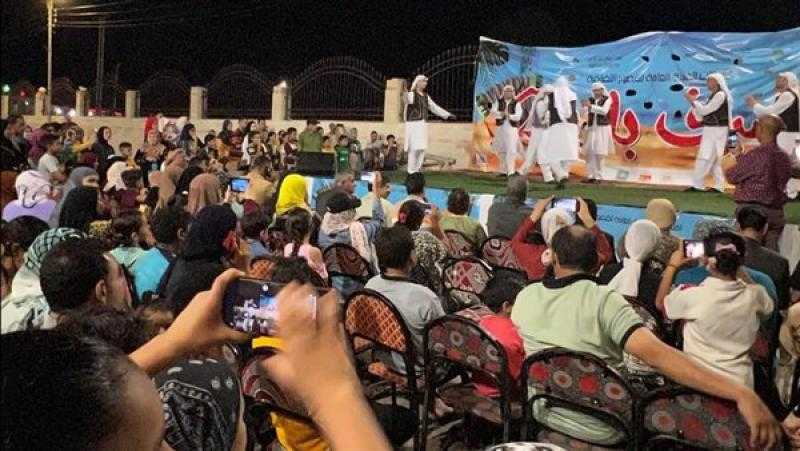 فرقة الأنفوشي تحيي ثالث ليالي صيف بلدنا بـ«بلطيم» وسط إقبال المصطافين.. صور