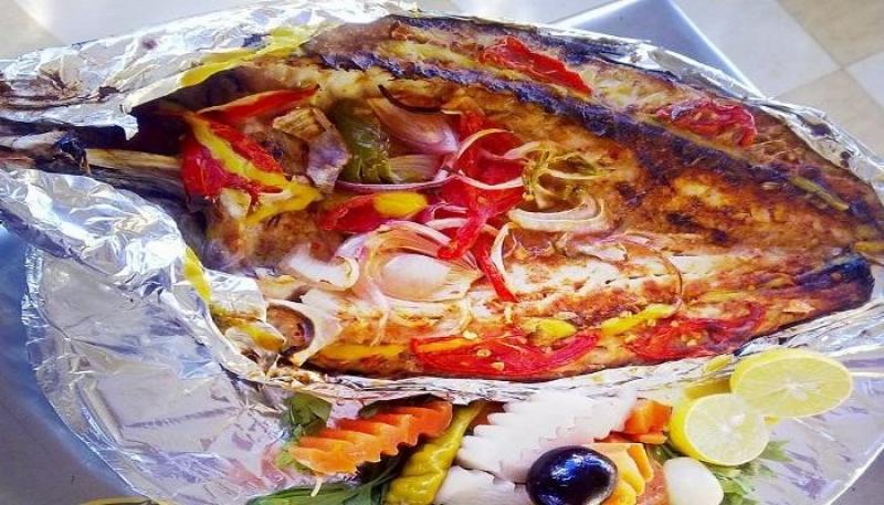 طريقة السمك السنجاري المشوي
