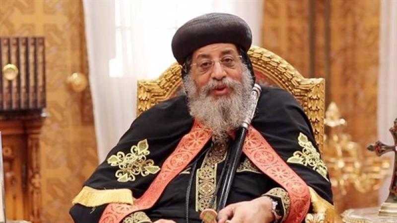 البابا تواضروس: حريق كنيسة أبو سيفين أظهر المعدن الأصيل للشعب المصرى