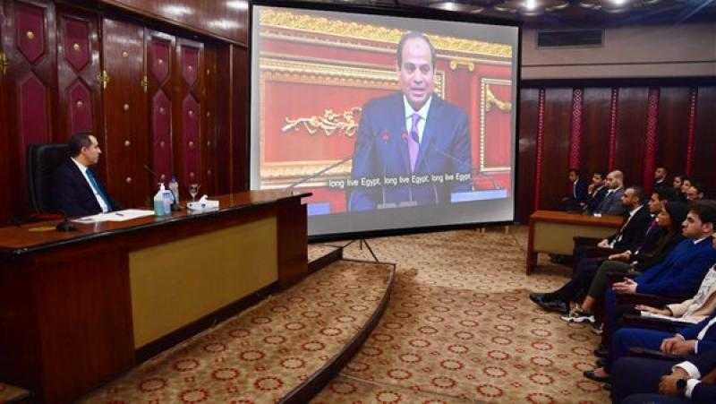 النواب يواصل استقبال متدربي البرنامج الرئاسي لتأهيل الشباب للقيادة.. صور
