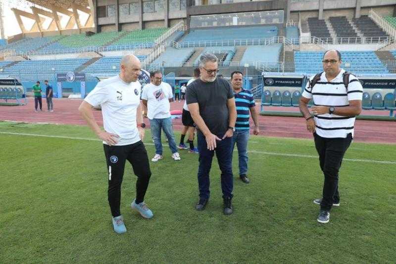 جهاز المنتخب الأولمبي يستهل زياراته للأندية بنادي بيراميدز