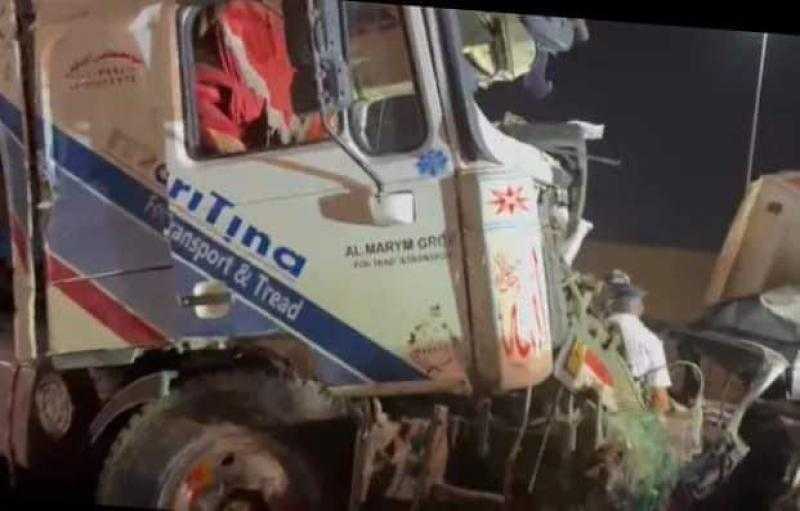 مساعد وزير الداخلية للمرور يتفقد موقع حادث الطريق الدائري.. صور
