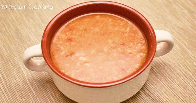 طريقة عمل شوربة كويكر باللحم