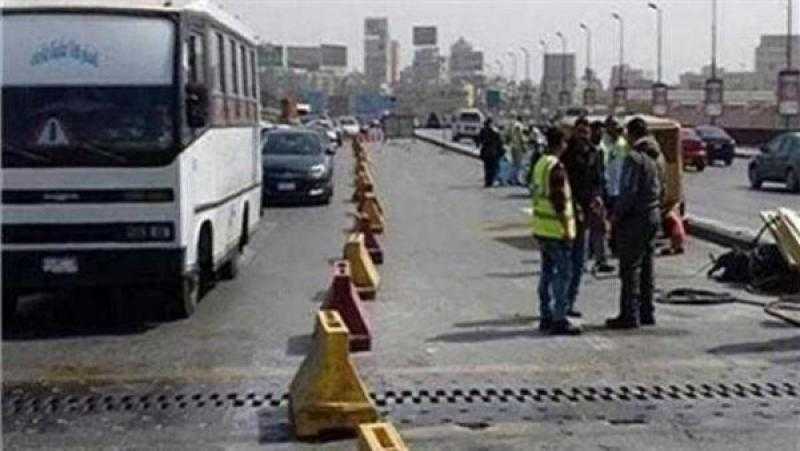 غلق كوبري العاشر من رمضان لتنفيذ أعمال تركيب «الجباريت» اتجاه الفسطاط