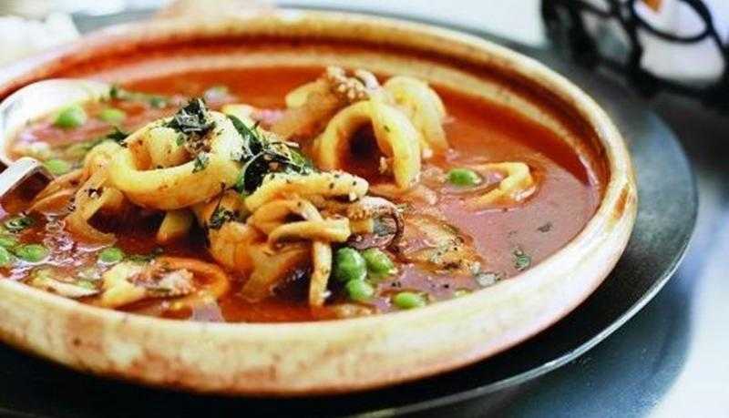 طريقة عمل طاجن الحبار
