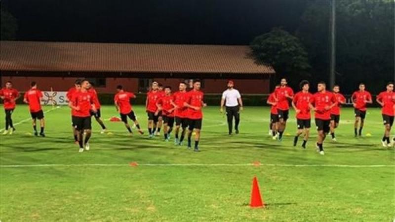 المنتخب الأولمبي يواصل تدريباته بمعسكره بالإسكندرية اليوم