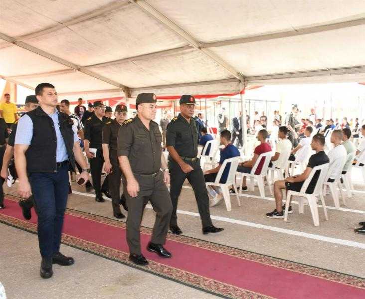 رئيس أركان حرب القوات المسلحة يتفقد اختبارات القبول للأكاديمية والكليات العسكرية بالكلية الحربية