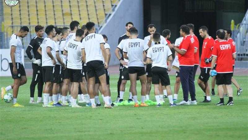 منتخب مصر يختتم تدريباته استعدادًا لمواجهة ليبيريا