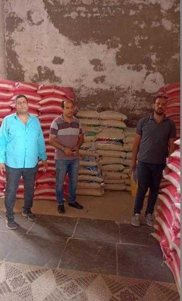 ضبط 37 طن أرز قبل بيعها في السوق السوداء بكفر الشيخ.. صور